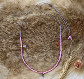 Ketting fijn paars