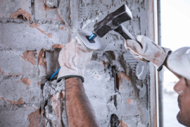 Koudbeitel met handbescherming