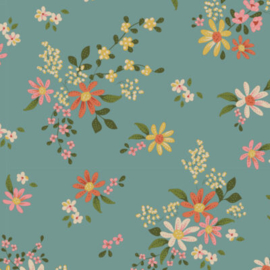 Chic Escape Daisy Field teal