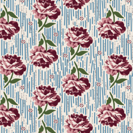 Forget-Me-Not Rose Hallie Burgundy DV6813