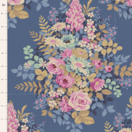 Chic Escape Whimsy Flower  blue