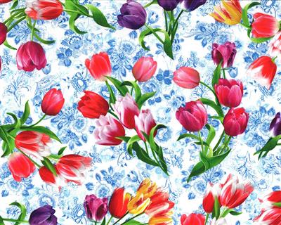 Spring in Delft DCX12239 blue
