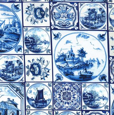Spring in Delft DCX12236 blue