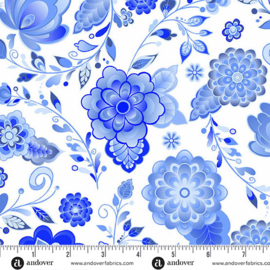 AMS-1690-LB Floret Delftware