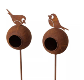Vogelvoederhuisje op steel I hoogte 98,5 cm