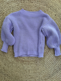Knit I Sweater I licht paars