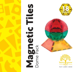 Magnetische tegels I  koepelpak I 18 stuks