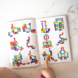 Learn & Grow toys I Magnetische ballenloop I Uitbreidingspakket I 88 stuks