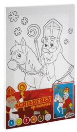 Sinterklaas I Canvas I Schilderen Op Nummer