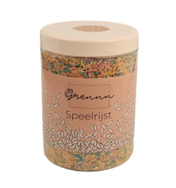 Grennn Speelrijst I pastelmix