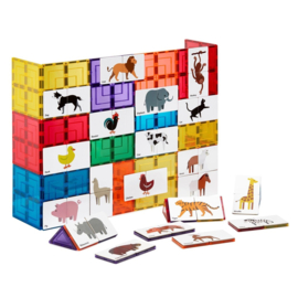 Magnetische Tegel Topper I  Dieren Duo Puzzel Set I 40 Stuks