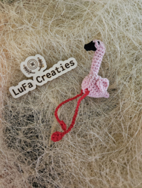 Sleutelhanger Flamingo