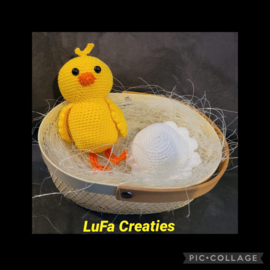 Paaskuiken met mandje