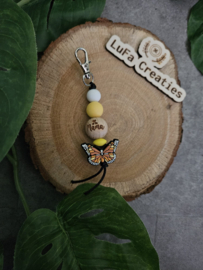 Sleutelhanger voor mama met vlinder