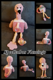 Speelkubus Flamingo