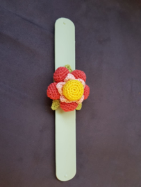Klaparmband Bloemen