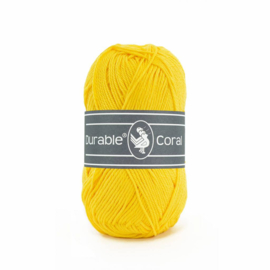 Durable Coral Katoen 50g - 2180 Bright Yellow