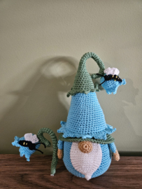 Klokjesbloemkabouter – Gehaakte knuffelset (2 stuks)