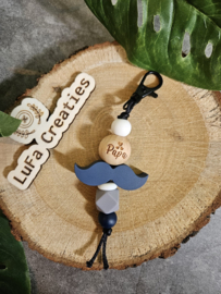 Sleutelhanger Papa Snor