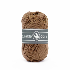 Durable Coral Katoen 50g - 2218 Hazelnoot