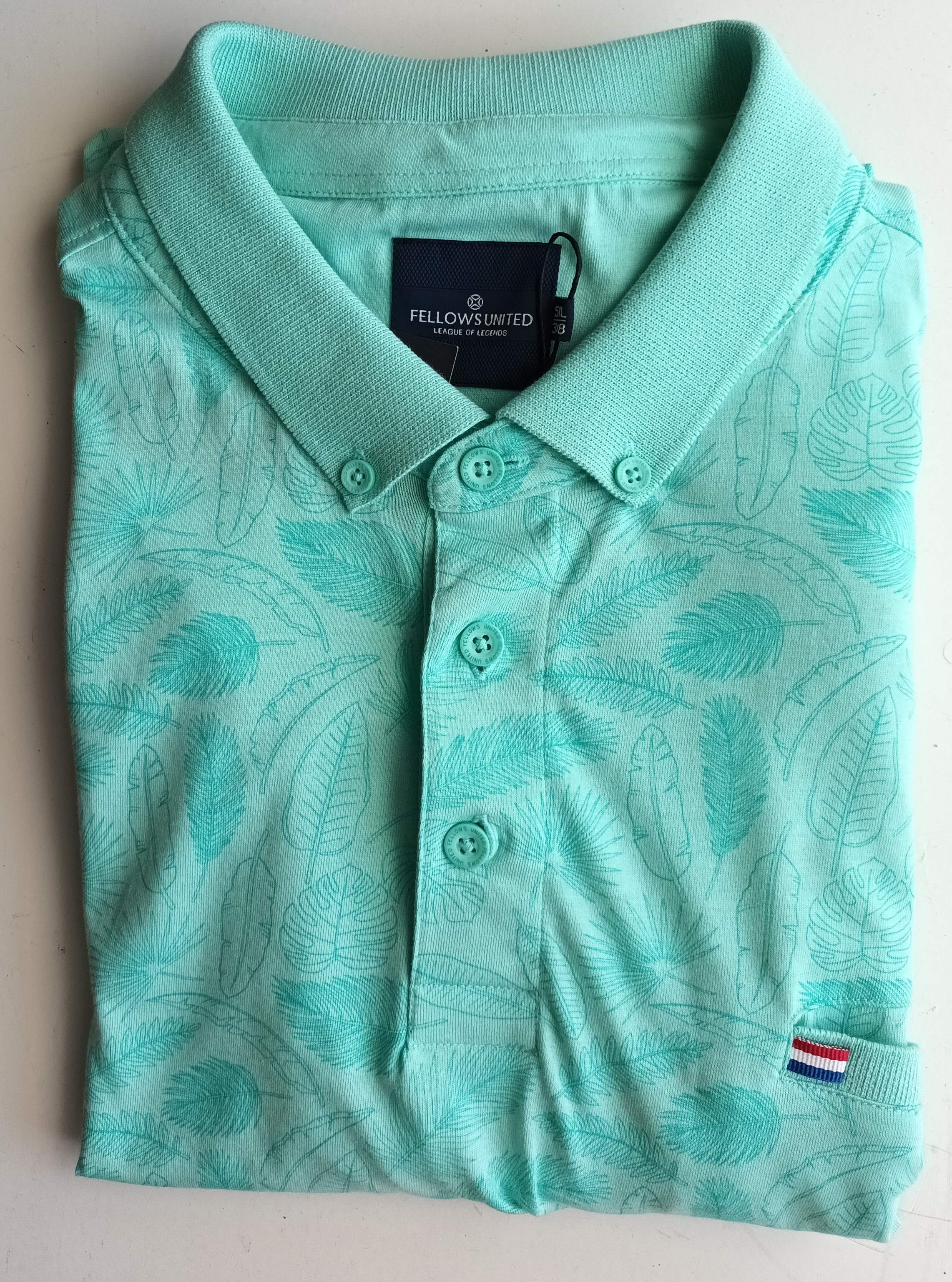 Fellows faded leaves polo