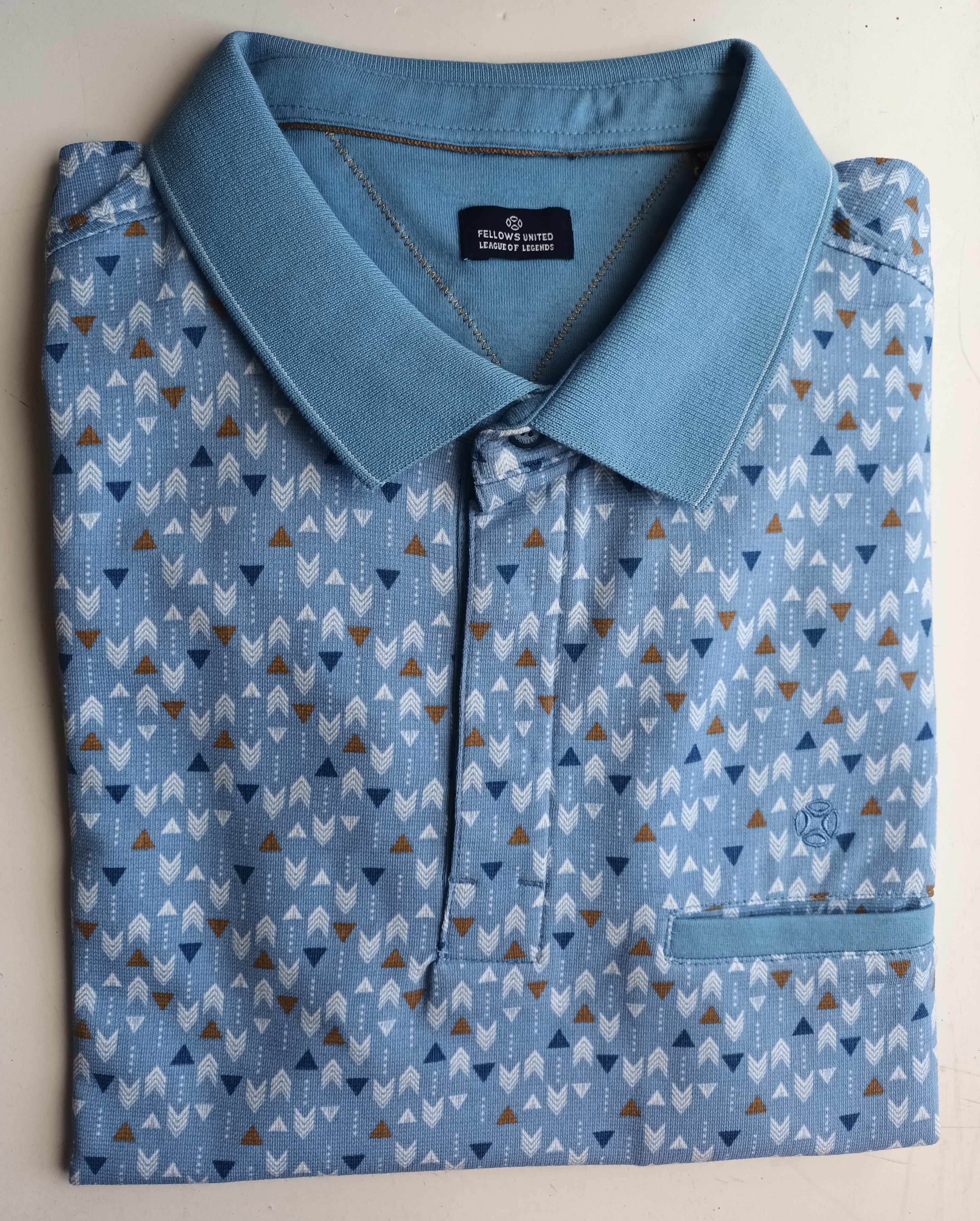 Fellows Wafle arrow polo