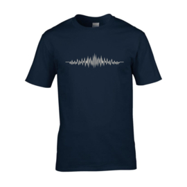 Audio wave t-shirt men