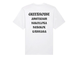 T-shirt unisex Green House World Cities White
