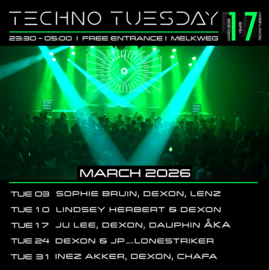Techno Tuesday Amsterdam - March 2026, Melkweg Amsterdam