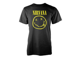 Nirvana T-Shirt Yellow Happy Face
