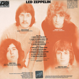 Led Zeppelin - Led Zeppelin LP (2014 Reissue) - 81227966416 | Atlantic