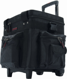 Magma Lp Bag 100 Record Bag Trolley black/red