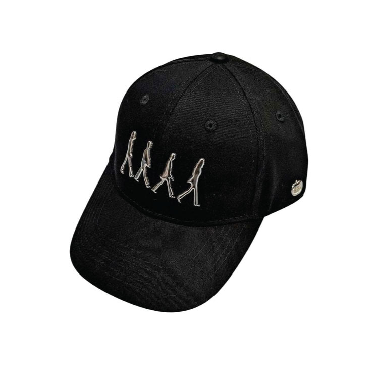 The Beatles Abbey Road Silver Side Apple Cap Black