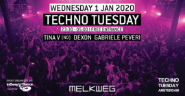Techno Tuesday Amsterdam, Tina V (NO), Wednesday 01 January 2020