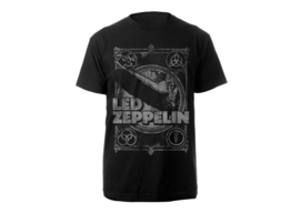 Led Zeppelin T-Shirt Vintage Print LZ1