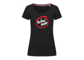 Techno inside t-shirt woman body fit