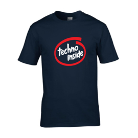 Techno inside t-shirt men