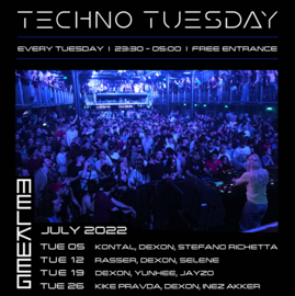 Techno Tuesday Amsterdam - July 2022 - Melkweg Amsterdam