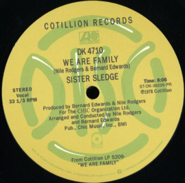 Sister Sledge We Are Family/He's The Greatest Dancer - DK4710 | Cotillion