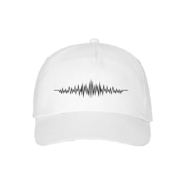 Audio wave baseball cap