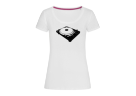 Turntable t-shirt woman body fit