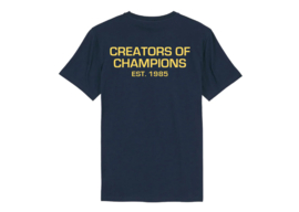 T-shirt unisex Creators of Champions Blue-Yellow