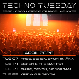 Techno Tuesday Amsterdam - April 2026, Melkweg Amsterdam