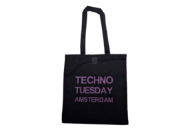 Techno Tuesday Amsterdam tote bag black
