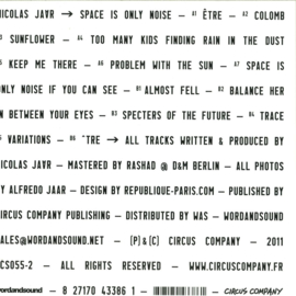 Nicolas Jaar - Space Is Only Noise - CCS055-2 | Circus Company