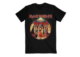 Iron Maiden T-Shirt Powerslave Lightning Circle