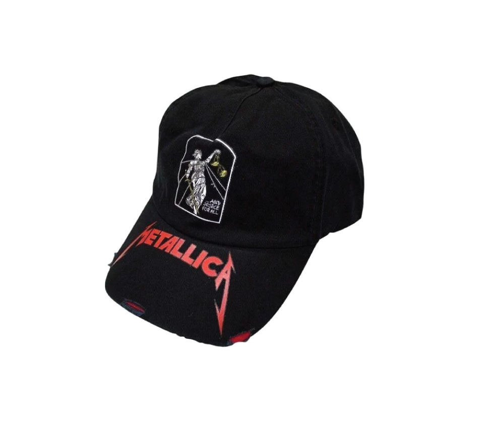 Metallica And Justice For All Tombstone Cap Black