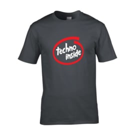 Techno inside t-shirt men