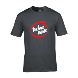 Techno inside t-shirt men