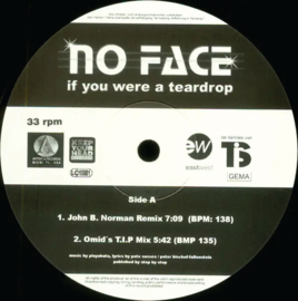 No Face - If You Were A Teardrop - Keep Your Head Records